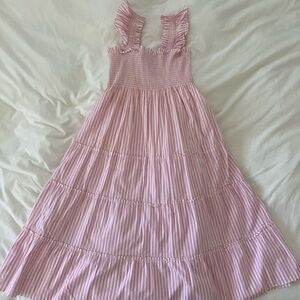 Hill House Pink Stripe Ellie Nap Dress
